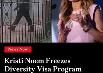 Kristi Noem, Secretary of U.S. Homeland Security, has temporarily paused the Diversity Immigrant Visa (DV1) program, also known as the green card lottery. 👇👇