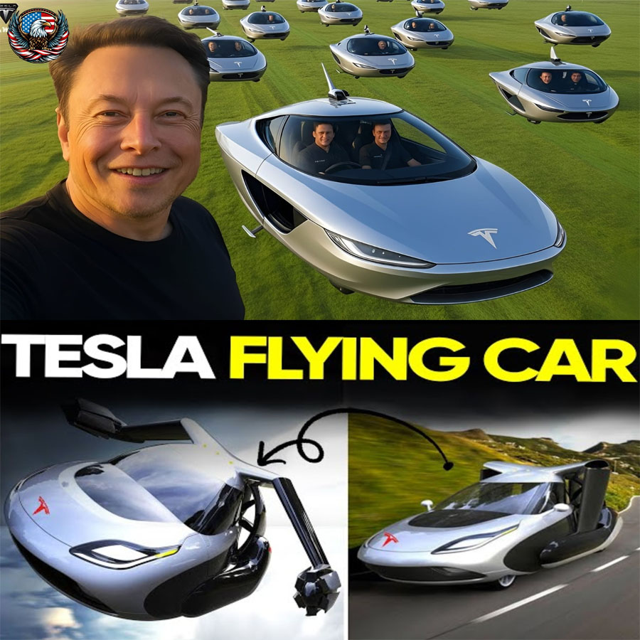 $6,789 Tesla Flying Car Finally Announced at Giga Texas! What’s Inside SHOCKED China!