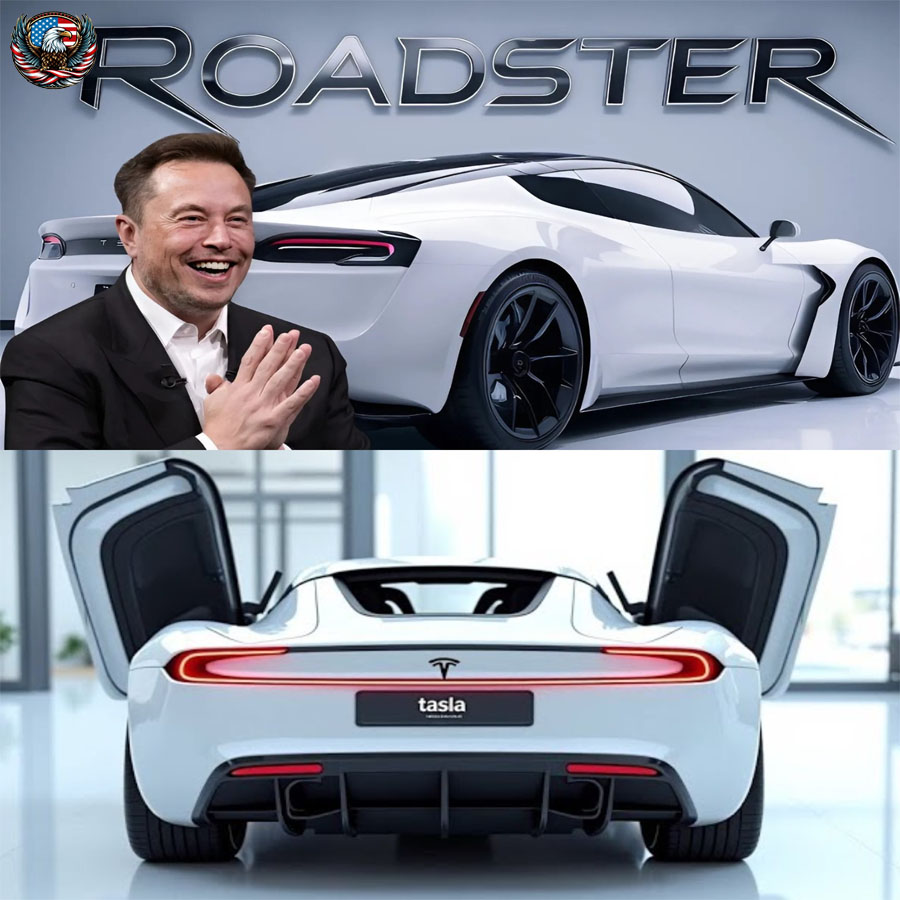The covers came off and jaws dropped instantly — the 2025 Tesla Roadster is finally here, and it looks more like a spacecraft on wheels than a car.