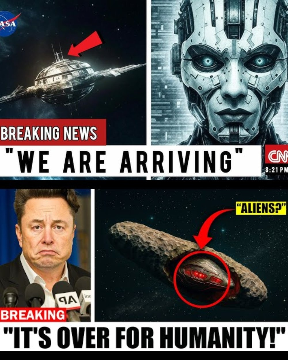 Elon Musk’s Painful Confession: “3I/ATLAS Is Not Humanity’s Salvation… It’s an Alien Spacecraft I Accidentally Summoned from a Dead Galaxy.” He Warns: “We Either Run or Destroy It Before It Reaches Earth!” Meanwhile, the James Webb Telescope Just Revealed a Terrifying Ancient Structure That Defies Everything We Thought We Knew. What the Hell Is Happening?!