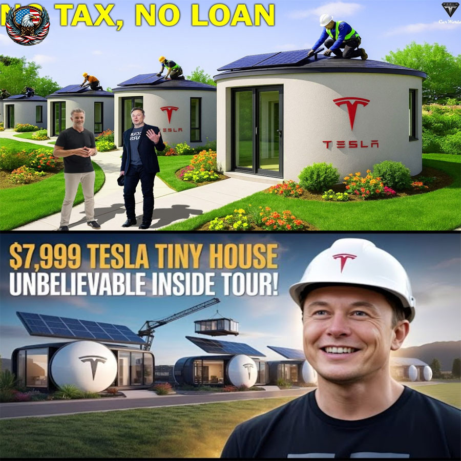 BREAKING: Elon Musk’s NEW $7,999 Tesla Tiny House Finally LAUNCHES in the U.S. — FREE Land and ZERO Taxes?