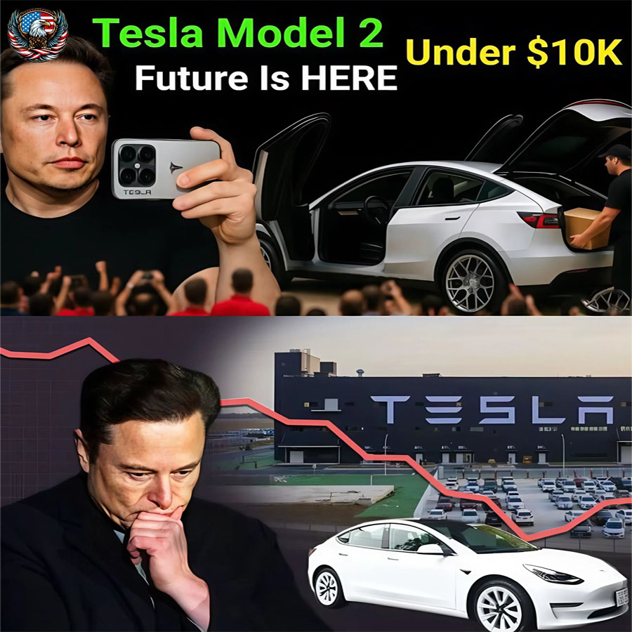 BREAKING: Tesla Model 2 charges itself as Elon Musk unveils a futuristic, ultra-affordable EV that could end gas cars forever.