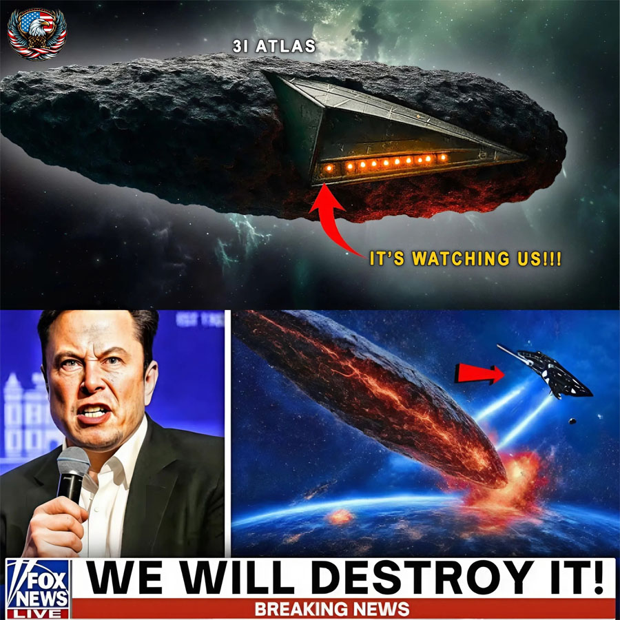 “We will destroy it!” – Elon Musk declares war-on a colossal alien object. The 31/Atlas ship has been activated.