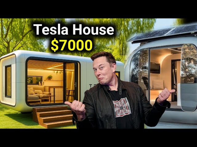 Tesla’s $7K Tiny House Is Finally Here — Surprise game changing smart Home, Tesla New House