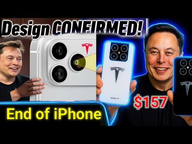 End of iPhone? Tesla Pi Phone for $157 – Elon Musk’s 2026 Game-Changer Revealed! Tesla Phone