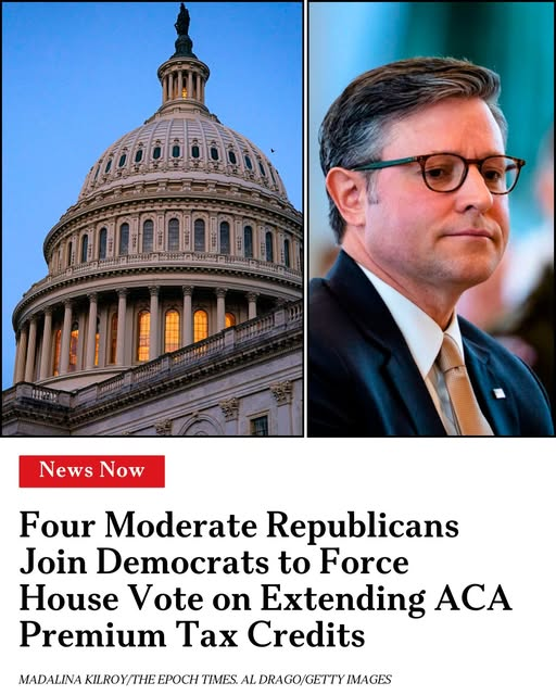 On December 17, 2025, four moderate House Republicans—Reps.