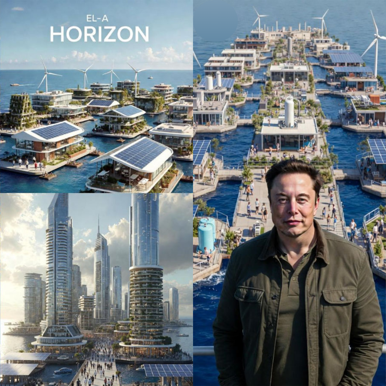 SHOCKING NEWS WORLDWIDE: Elon Musk announced to build a “Floating City in the middle of the ocean” – the first step in the plan to replace the Earth?!