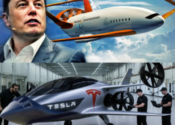 The moment Elon Musk turned the final switch… the aviation world held its breath: The $79,999 Tesla Electric Plane was revealed—the biggest turning point in aviation in decades.—but what happened next was truly shocking!