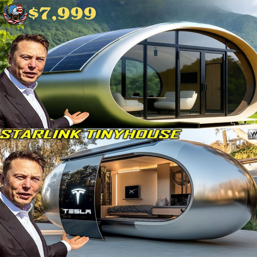 Tesla’s tiny house under $7,999 finally reveals 7 insane off-grid features, and viewers can’t stop talking about the windows alone!